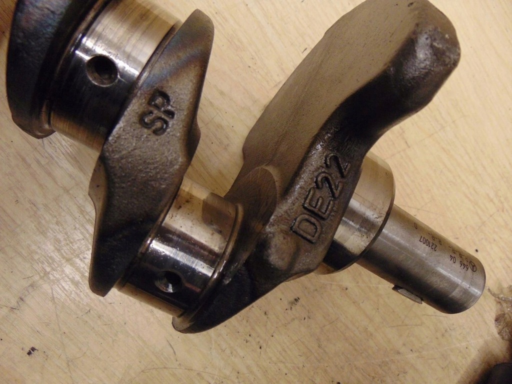 фото №12, Wał коленчатый mercedes sprinter 906 2.2 cdi