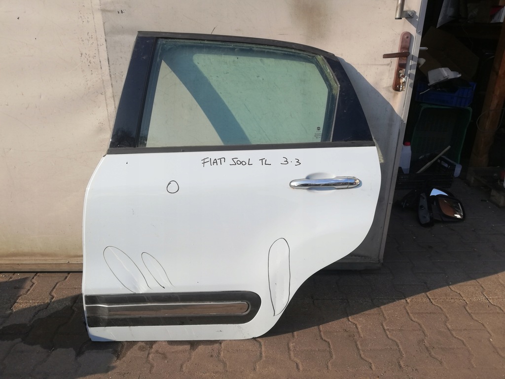 фото №1, Дверь задние левая fiat 500l 12-17