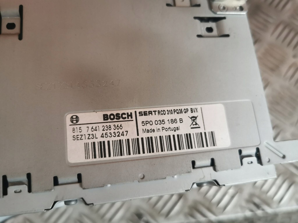 фото №4, Seat leon ii altea оригінальний номер радіо cd 5p0035186b