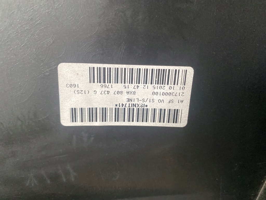 фото №8, Audi a1 s1 8xa бампер перед гарний w oryginale