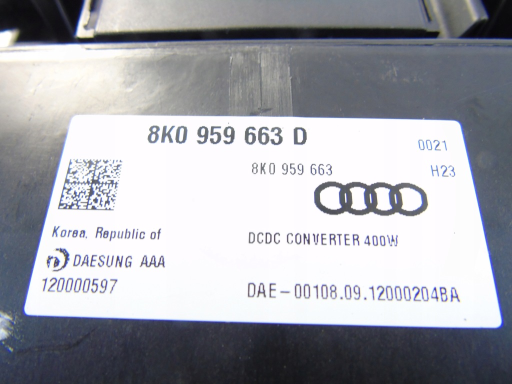 фото №3, Модуль стабилизатор напряжения audi a1 8x 8k0959663d