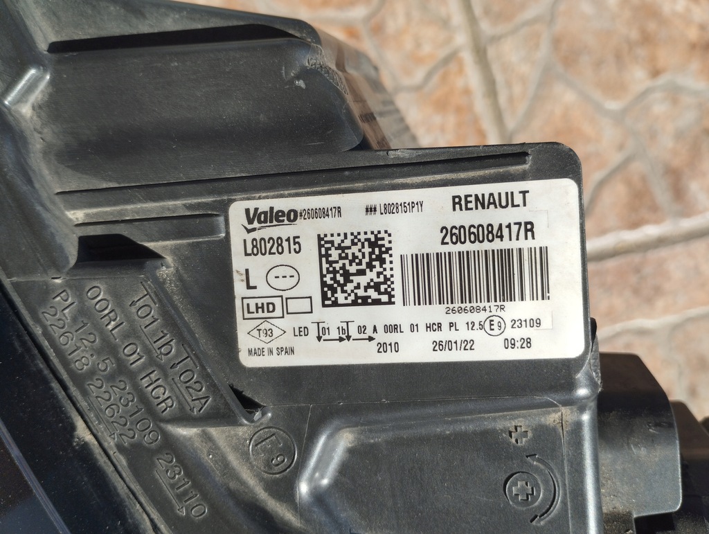 фото №8, Лампа ліва full led renault megane iv 4 lift 2020-2024 260608417r