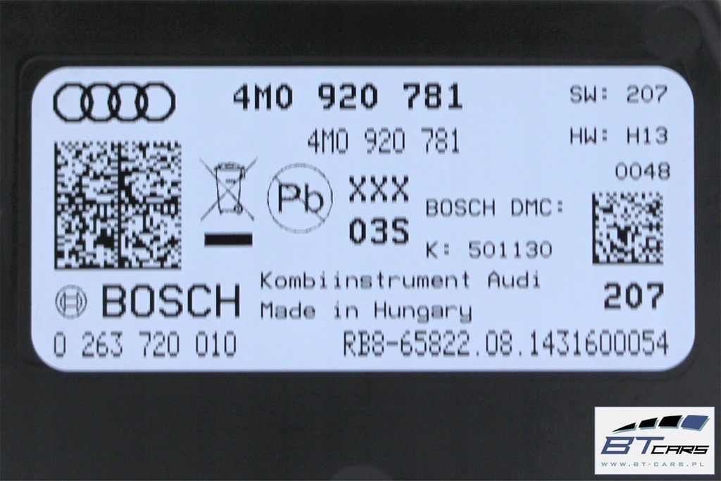 фото №6, Audi q7 приборы приборы дизель 4m0920781 4m0 920 781 приборная панель счетчик дисплей