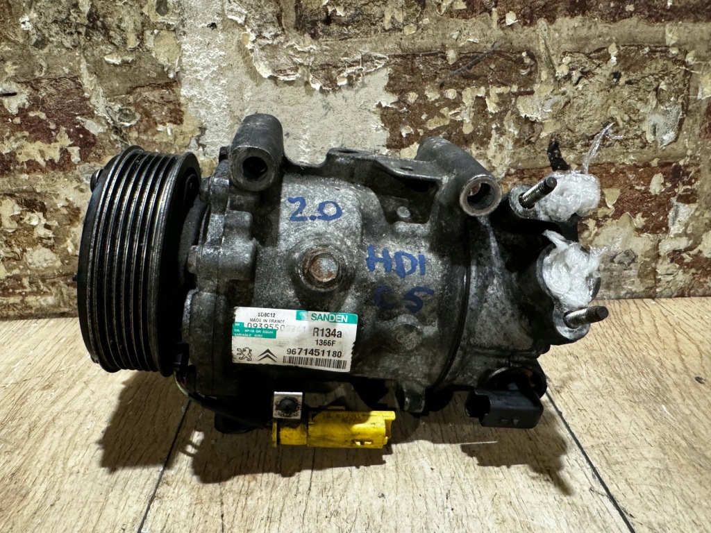 фото №1, Компресор кондиціонера 9671451180 citroen c5 2.0