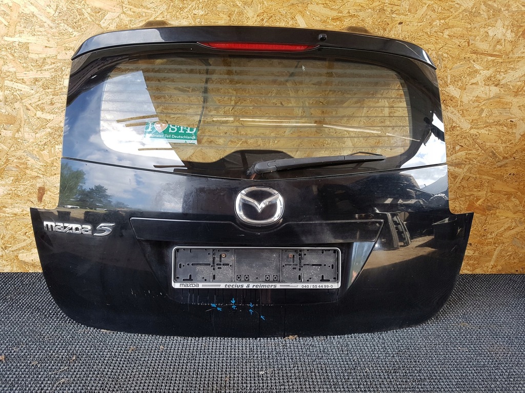 фото №1, Mazda 5 задняя крышка багажника крышка багажника комплектная czarna