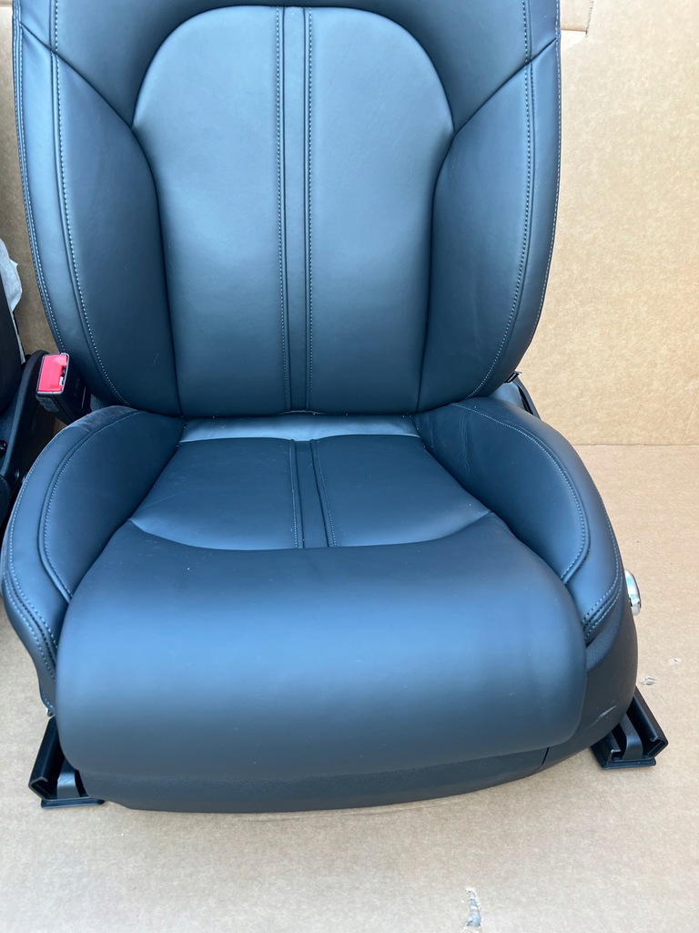 фото №13, Audi a7 a6 c7 4g lift чёрные сиденья komfortowe обшивки комплект 50km