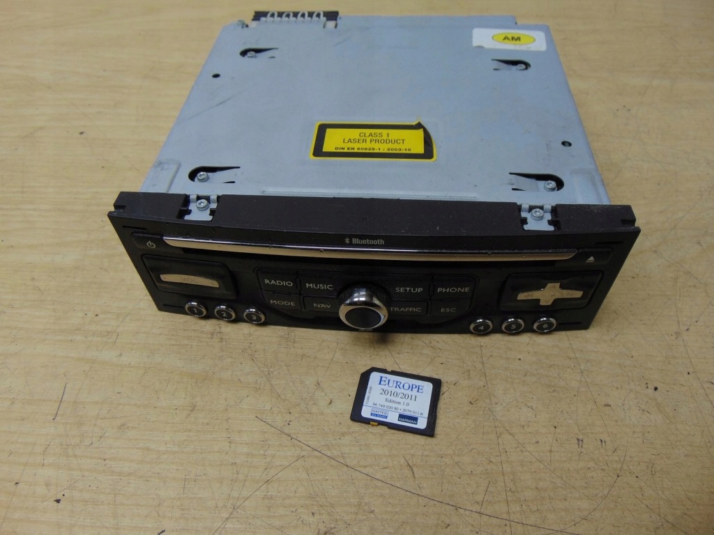 фото №1, Радіо заводський navi peugeot 3008 96751717xt карта