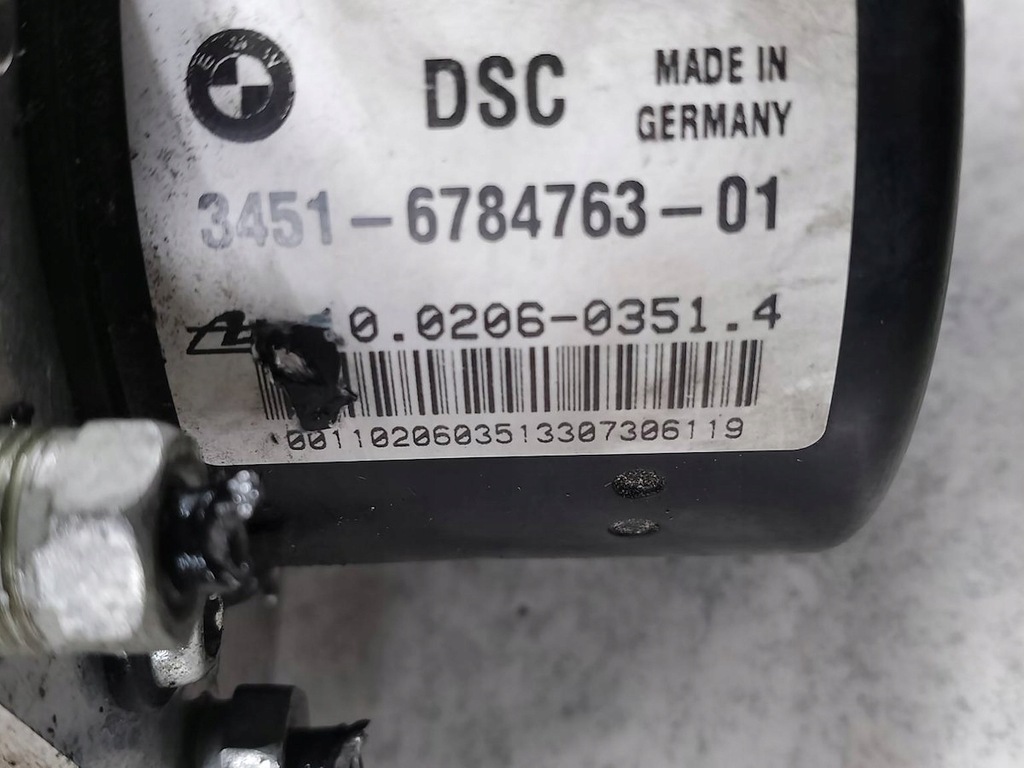 фото №6, Насос abs bmw 3 e90 6784763 6784764 10.0206-0351.4 10.0960-0839.3 ate 2.0