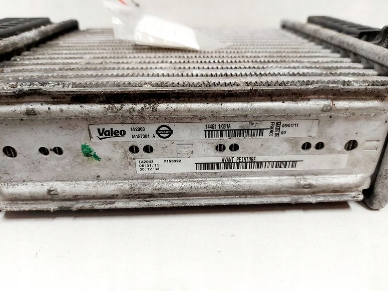 Nissan juke f15 1.5 dci інтеркулер радіатор повітря 144611kb1a Зі Шроту
