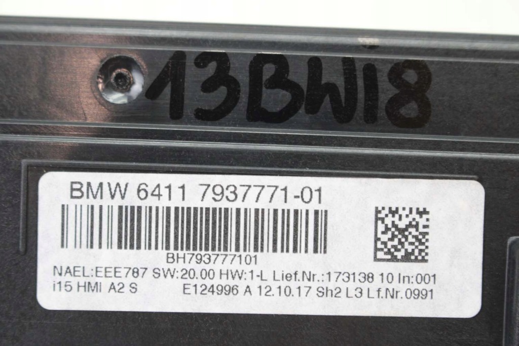 Bmw i8 l12 панель кондиционер 7937771 кондиционера 64117937771 обдув 7937771 793 с Разборки