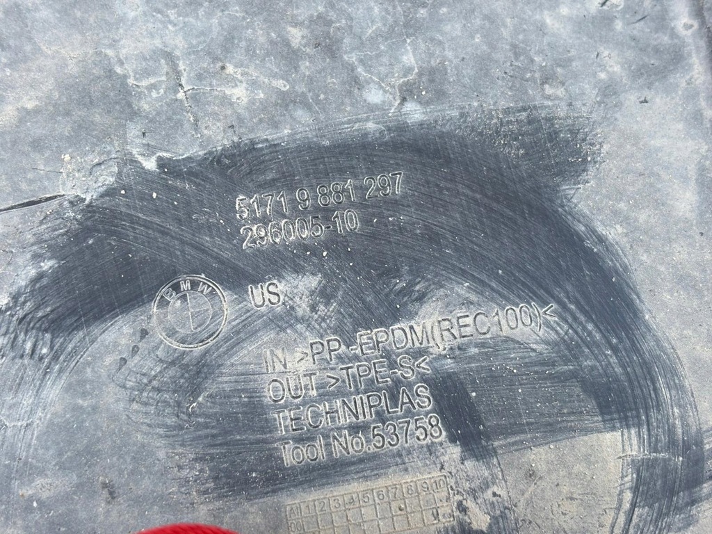 фото №5, Bmw x3 g45 защита нижняя подкрылок 2025r. 9881297 9881200 9881298