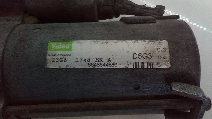 фото №7, Стартер peugeot 206 1,4 b 9648644680
