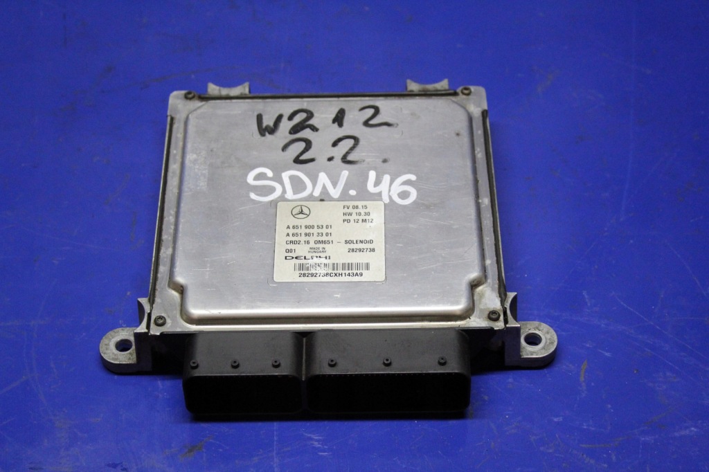 фото №1, Бортовой компьютер двигателя mercedes w212 a6519005301