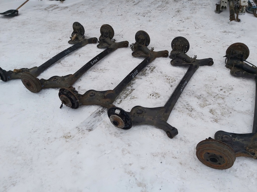 фото №6, Toyota aygo ii балка підвіска задня