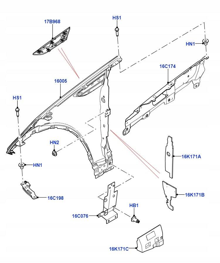 фото №5, Кронштейн крыла discovery v l462 hy32-16151-aa