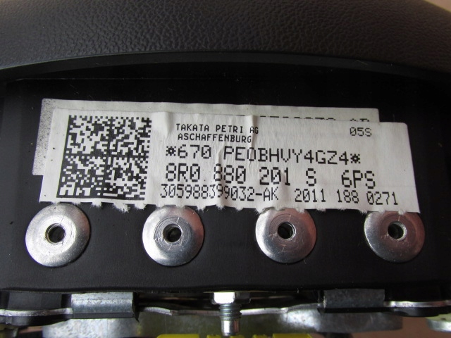 фото №6, Audi q5 i 8r 2012r 8r0880201s подушка безопасности подушка воздушная водителя