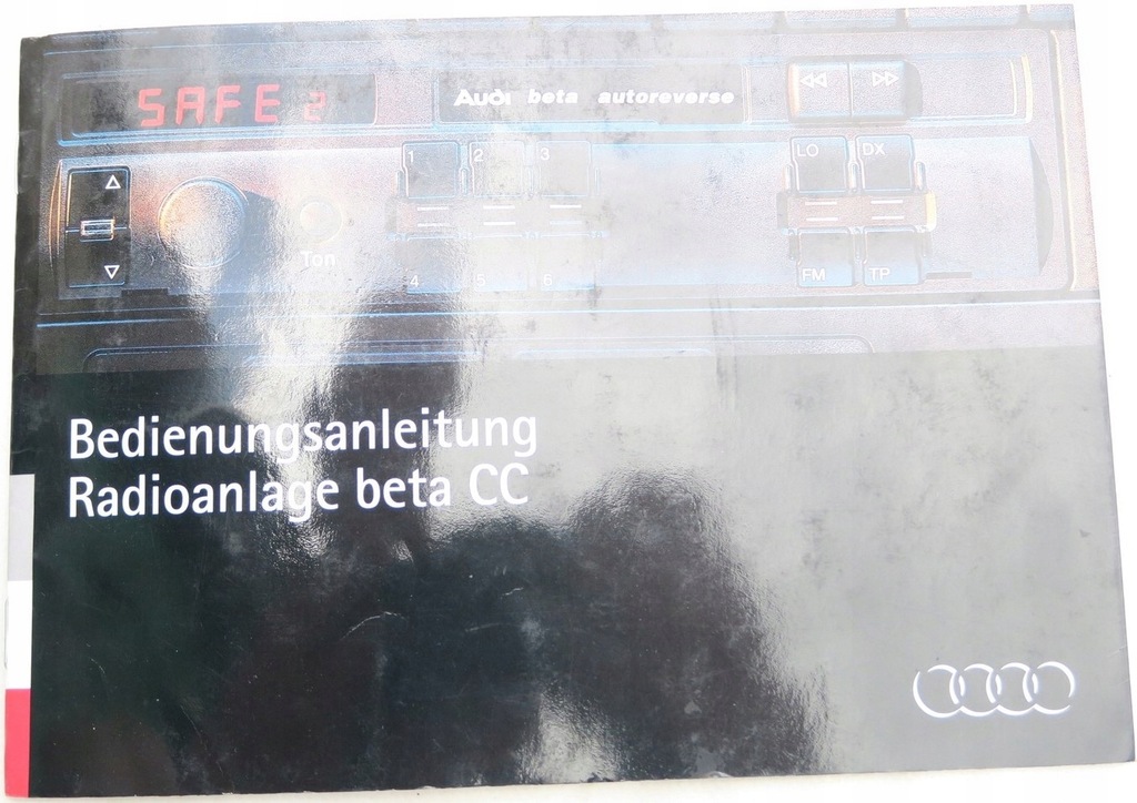 фото №1, Інструкція радіо beta cc audi a4 b5 a6 c4 a8 d2