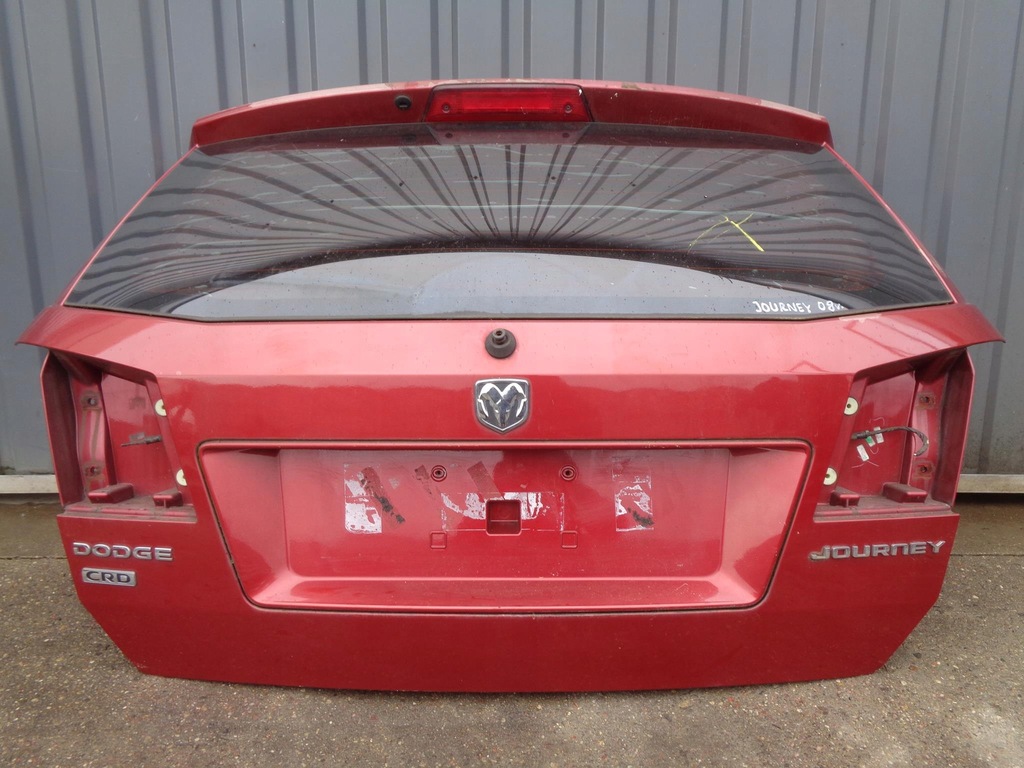 фото №1, Крышка багажника задняя dodge journey 2008r. inferno red