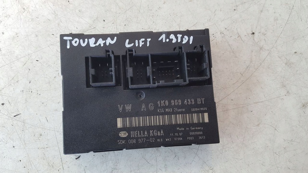 фото №1, Модуль комфорту vw touran i lift 1,9 tdi