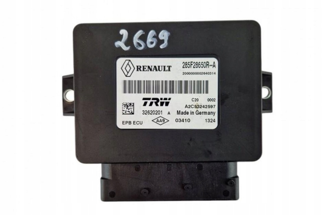 фото №4, Модуль гальма ручного renault grand scénic iii jz0/1_ 285f28650r 1.4l