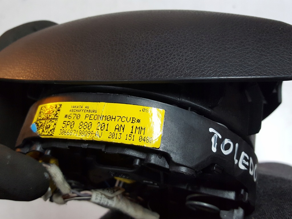 фото №5, Seat toledo 4 iv 12-18r подушка подушка безопасности водителя 5p0880201an