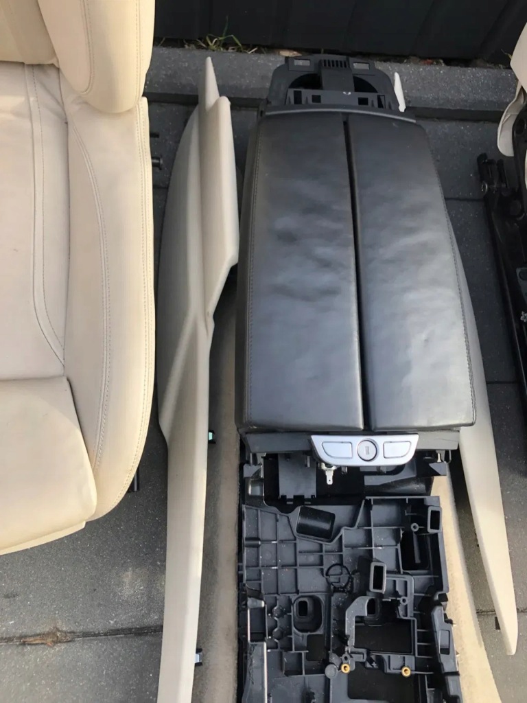 фото №5, Сидіння оббивка bmw 6 f13 шкіра nappa elfenbein weiss сидіння комфортні сидіння електричний