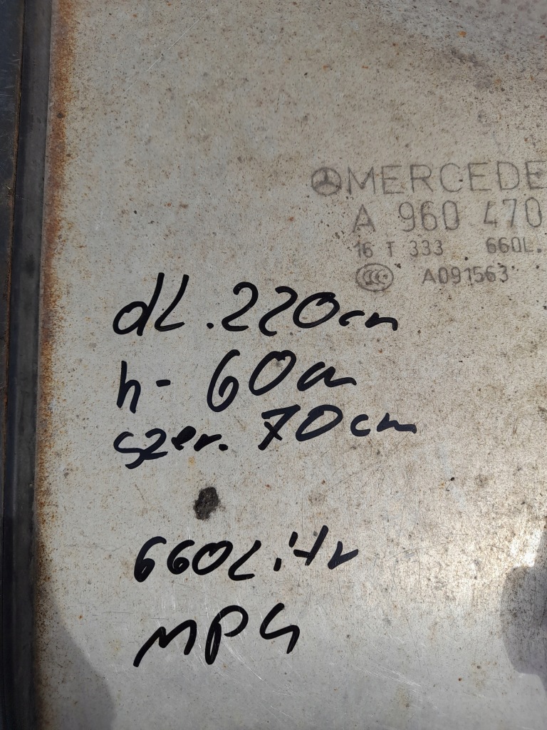 Купить Бак топлива 660 l mercedes actros mp4