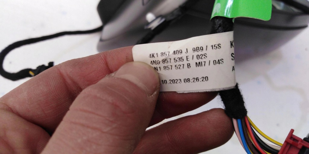 фото №15, Audi rs6 a6 4k c8 дзеркало зовнішнє ліва 15 pin сторона assist фотохромний