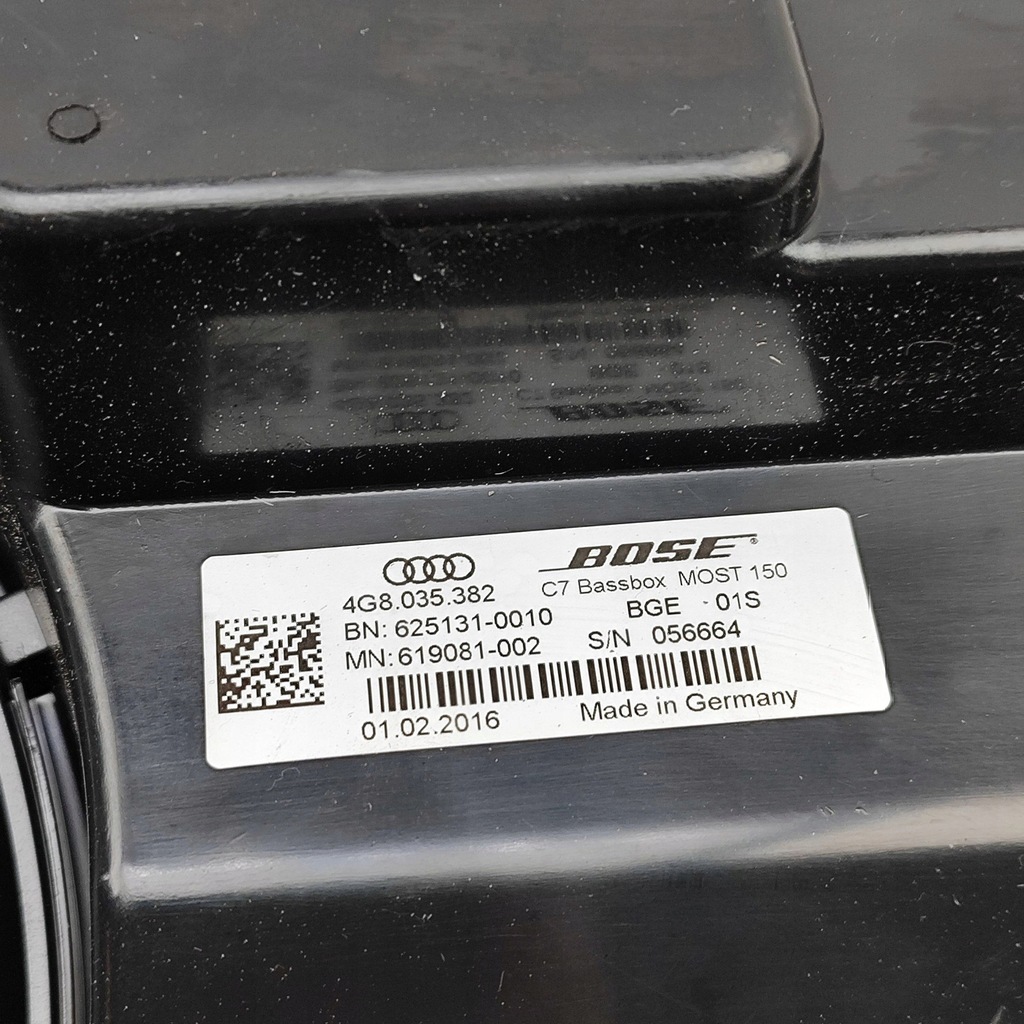 фото №6, Audi a6 s6 c7 4g 2016 динамик низкочастотный