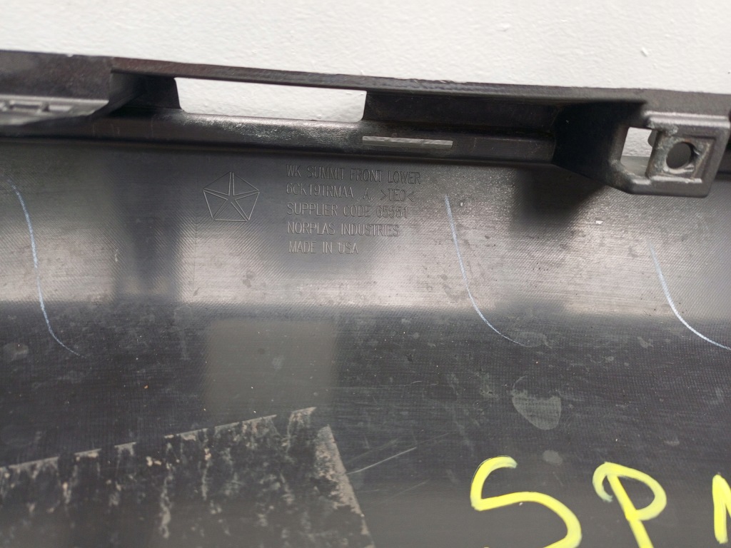 Jeep grand cherokee wk2 summit спойлер накладка бампера перед 6ck19trmaa ÷ Цена