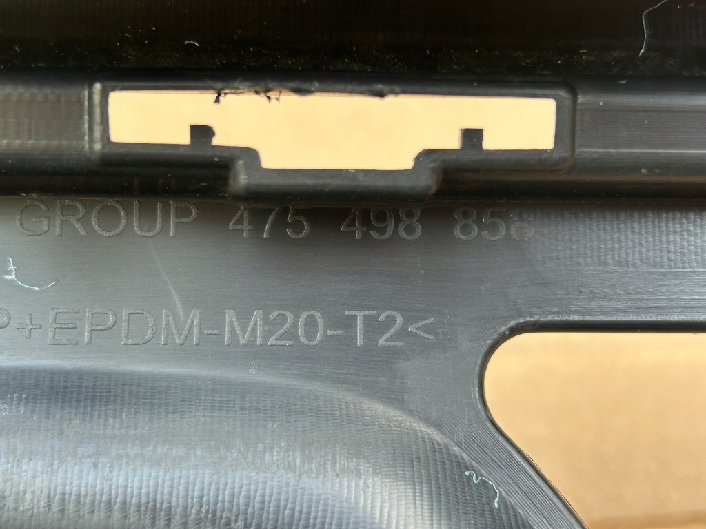 Opel mokka x рестайлинг  спойлер накладка бампера перед передняя в Украине