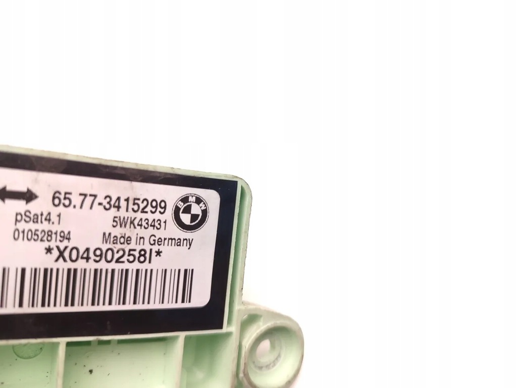 фото №7, Bmw x3 датчик удара подушка безопасности 2005 suv 4/5dr 3415299 x0490258i 04-07
