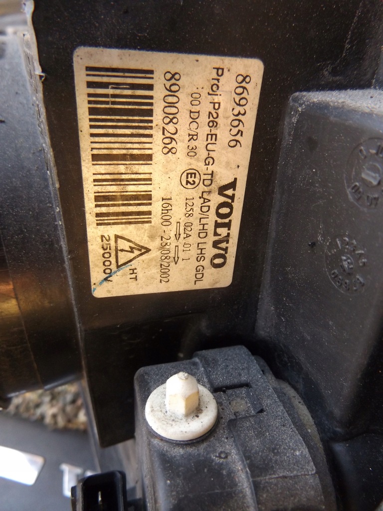 фото №9, Лампа ксенон правая левая kpl volvo s70 v70 ii 00-05