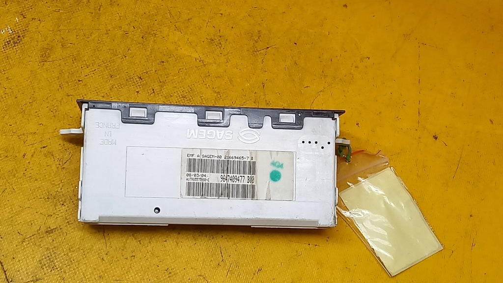 фото №7, Дисплей радіо citroen c2 03-05r 9647409477