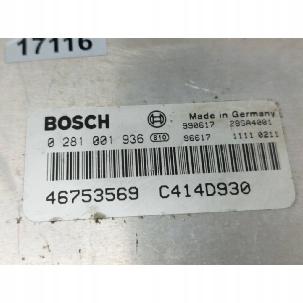 фото №8, 1998 alfa romeo 145 - 146 блок керування / модуль ecu 46753569