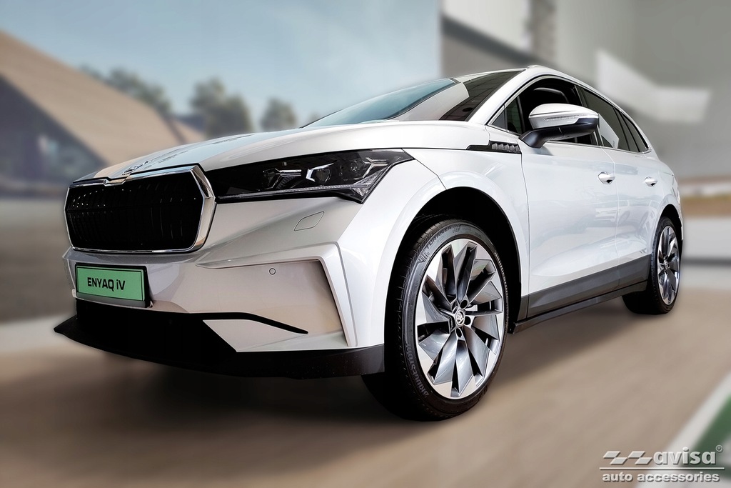 фото №9, Молдинг стальной накладка na бампер задняя skoda enyaq iv crossover