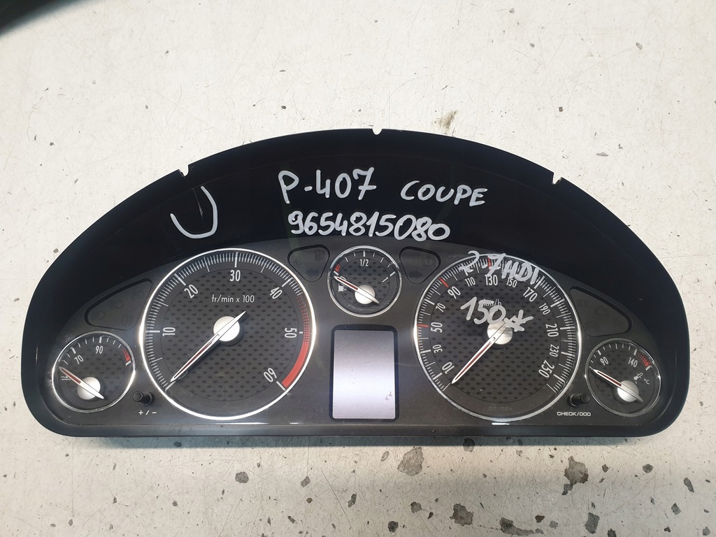 фото №1, Счетчик приборы peugeot 407 coupe 9654815080