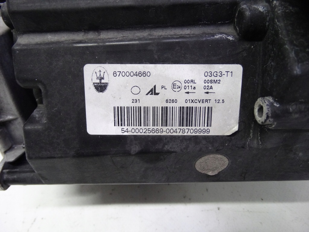 фото №14, Maserati ghibli iii 13-17 лампа левая ксенон поворотный led оригинальная 670004660