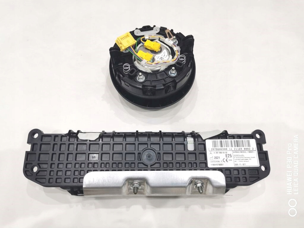 фото №6, Mercedes eqs подушка водителя i коленная версия usa / stany normalna v297