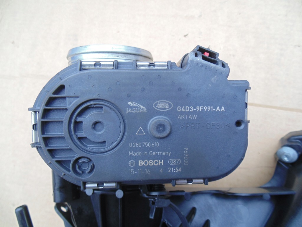 фото №2, Дросельна заслінка g4d3-9f991-aa колектор всмоктуючий f-pace