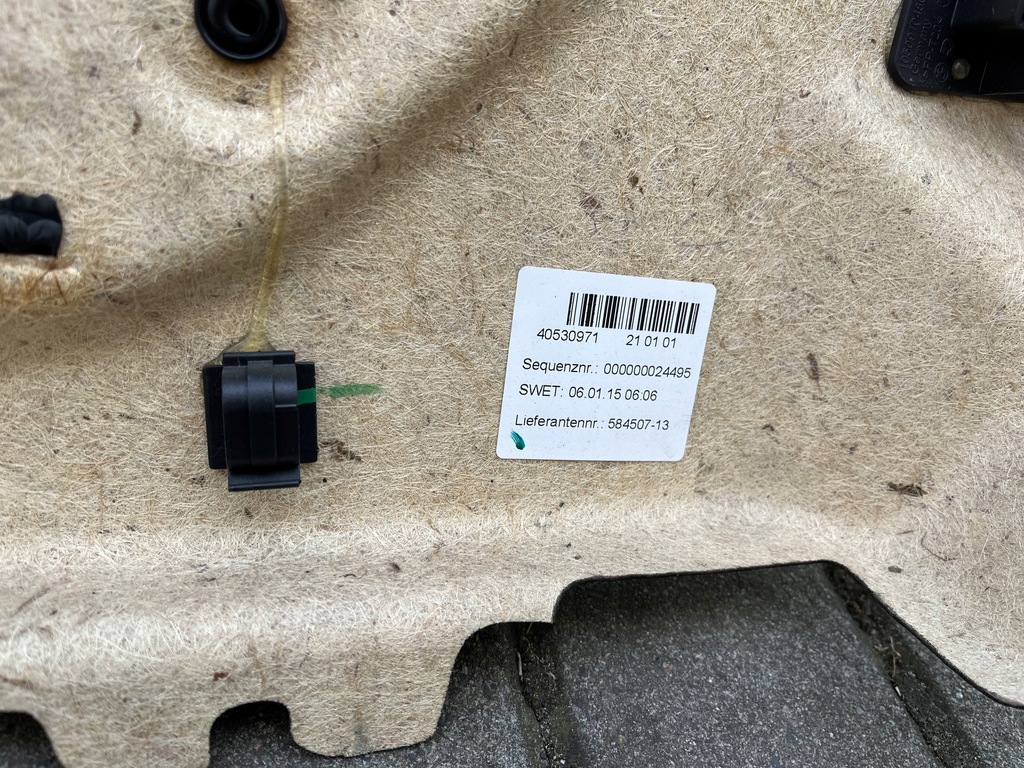 фото №7, Bmw i3 i01 обшивка лівий перед оббивка двері