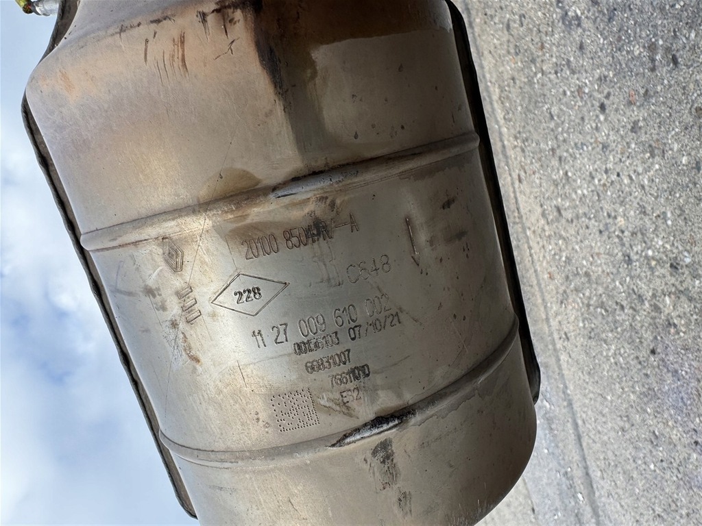 фото №10, Катализатор dpf fap датчик 2.3 dci renault master iv 4 fwd adblue 19-21 rok