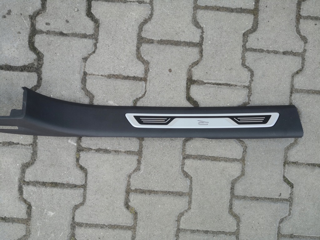 фото №3, Молдинг порог накладка touareg r-line 760853845a