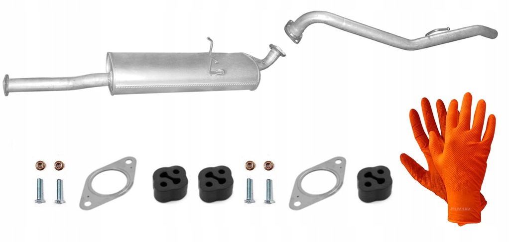 фото №1, Mazda b2500 2.5 дизель 1996-2002 система выпускной