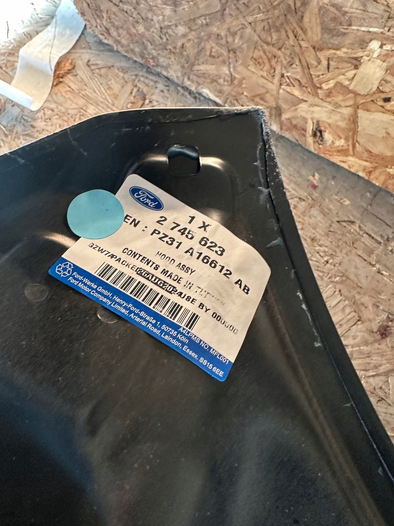 фото №8, Капот кришка двигуна ford transit custom mk2 nowa