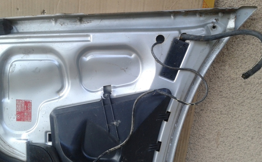 Капот / кришка двигуна mercedes w210 e-klasa 95-99 срібляста 744 Оригінал