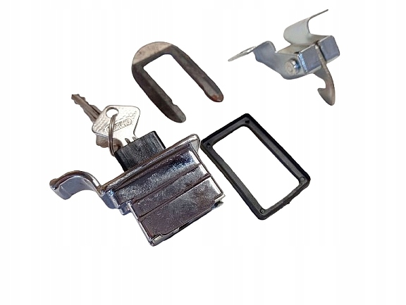 фото №5, Замок задний крышки капот двигателя хром fiat 500 epoca