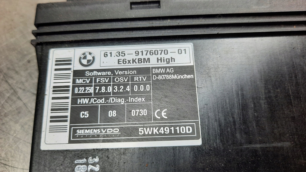 Модуль комфорта 9176070 bmw e61 2.0d 03-07r Недорого