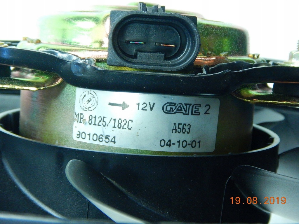 фото №7, Вентиляторы радиатора fiat bravo meriva 1.9 td