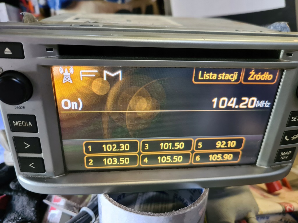 фото №11, Toyota verso 09-11 радио навигация модуль gps